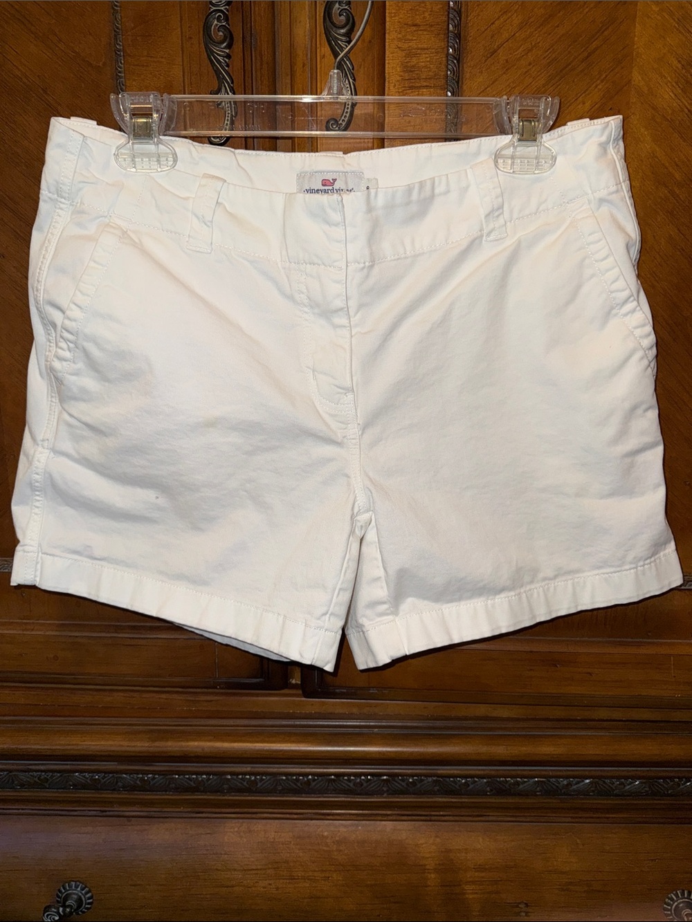 Vineyard Vines White Women’s Cotton Jean-Style Shorts